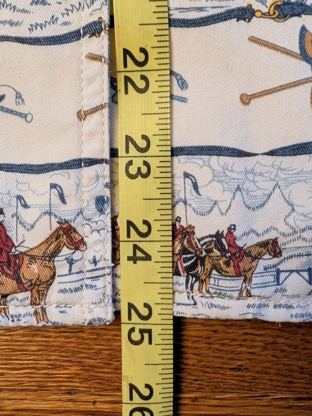 Vintage 90s Liz Claiborne Lizwear Equestrian Print Cotton Button Up Shirt Sz SP - Picture 13 of 16